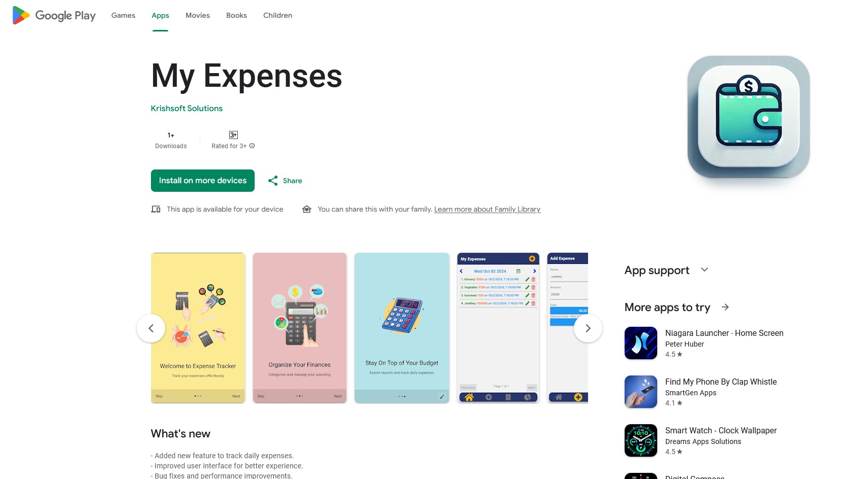 Daily Expenses